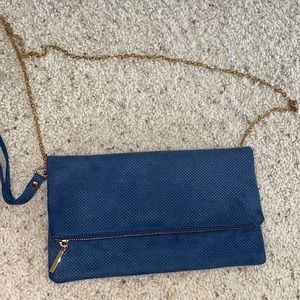 blue cute purse